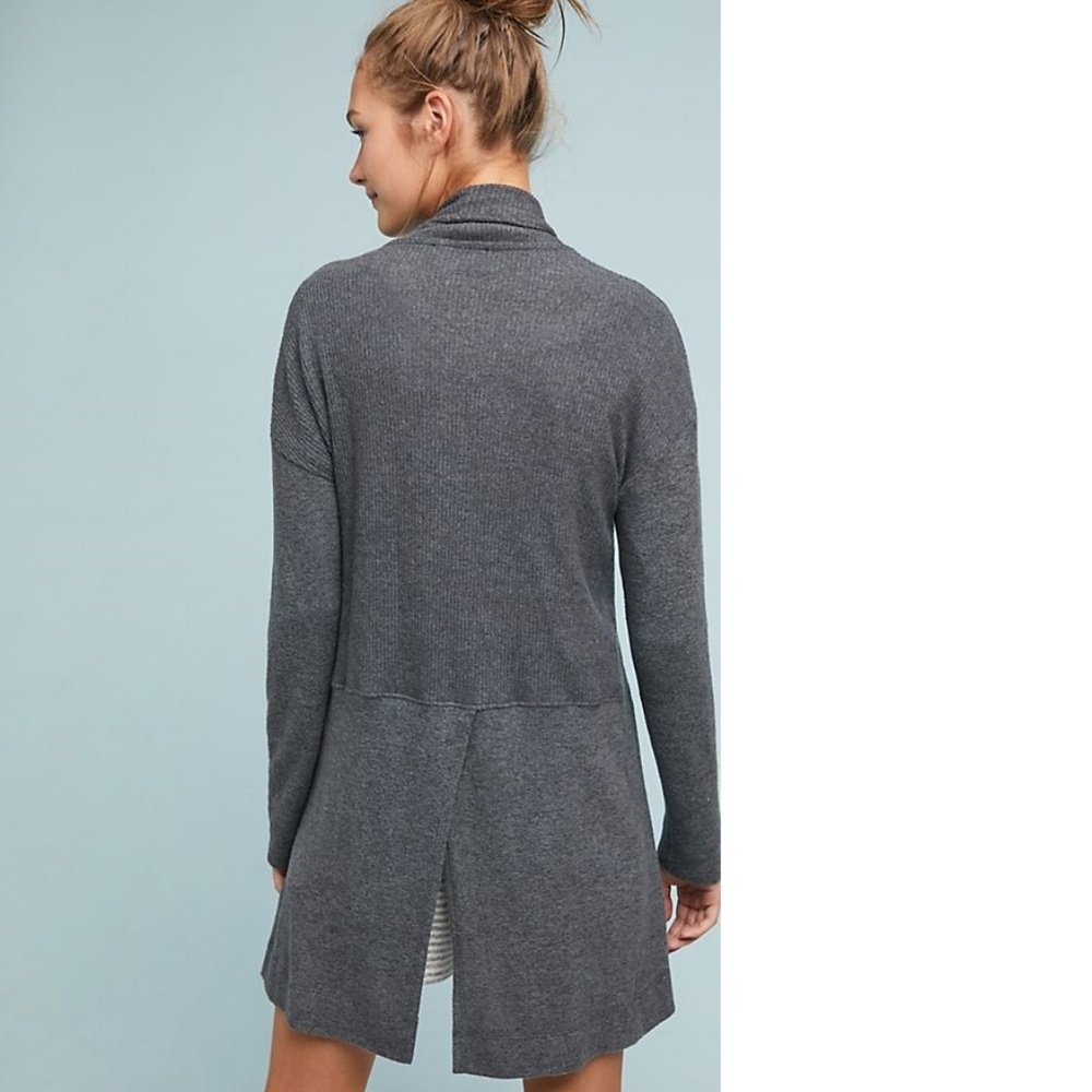 Anthropologie Cozy Brushed Fleece Cardigan new - Picture 2 of 3